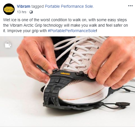 Vibram Facebook Post